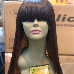 Human blend wig
